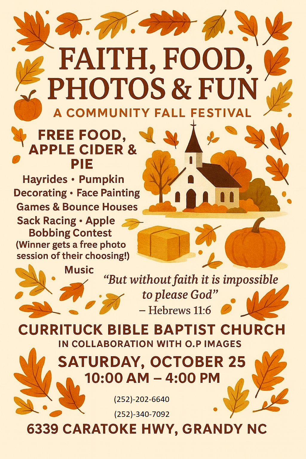 Faith, Food, Photos & Fun: Community Fall Festival Coming to Grandy